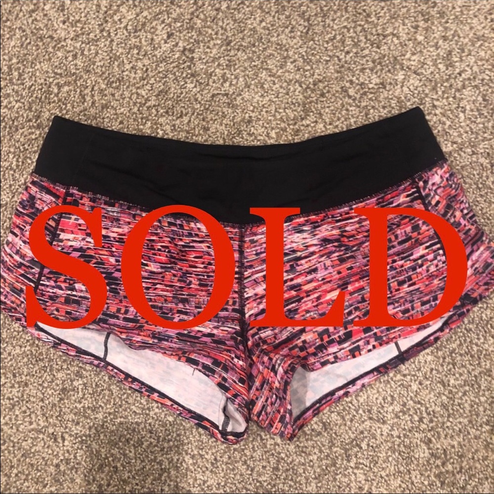 Lululemon speed up shorts 8